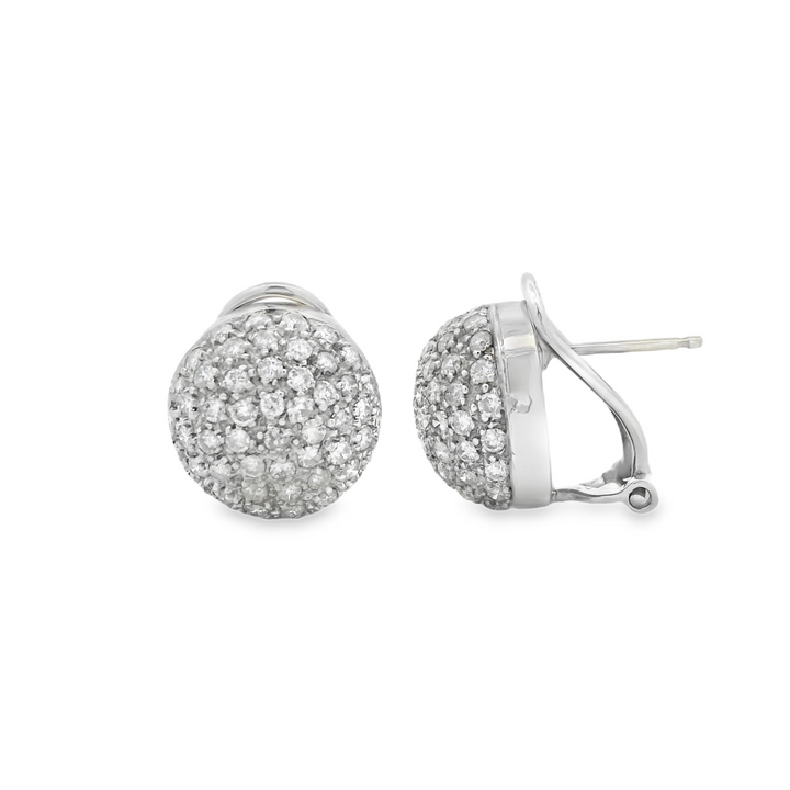 Estate Diamond Earrings