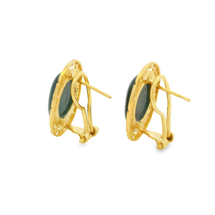 Estate Colored Stone Earrings