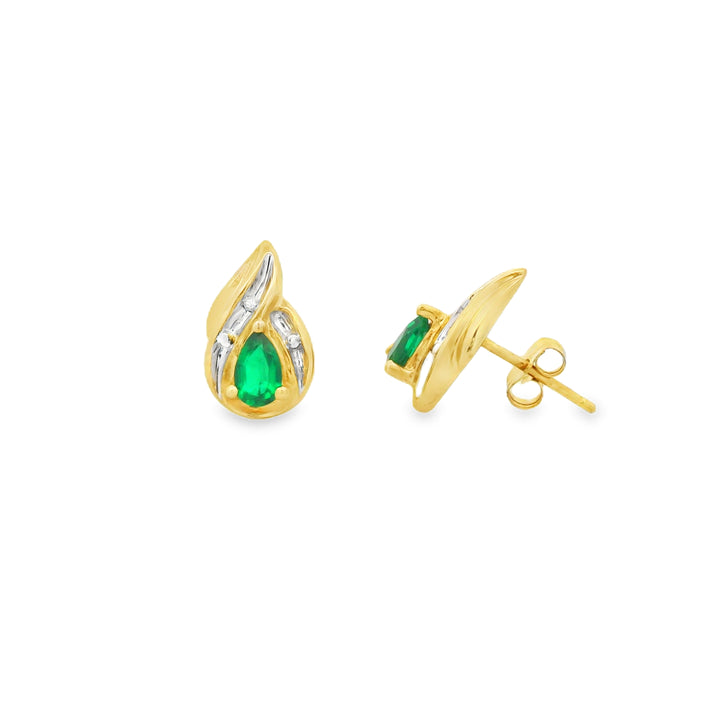 Estate Colored Stone Earrings