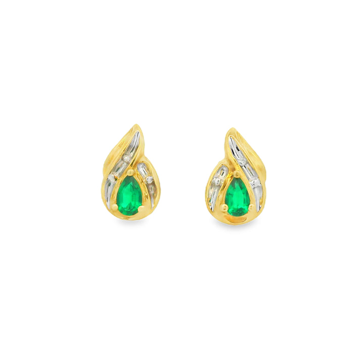 Estate Colored Stone Earrings