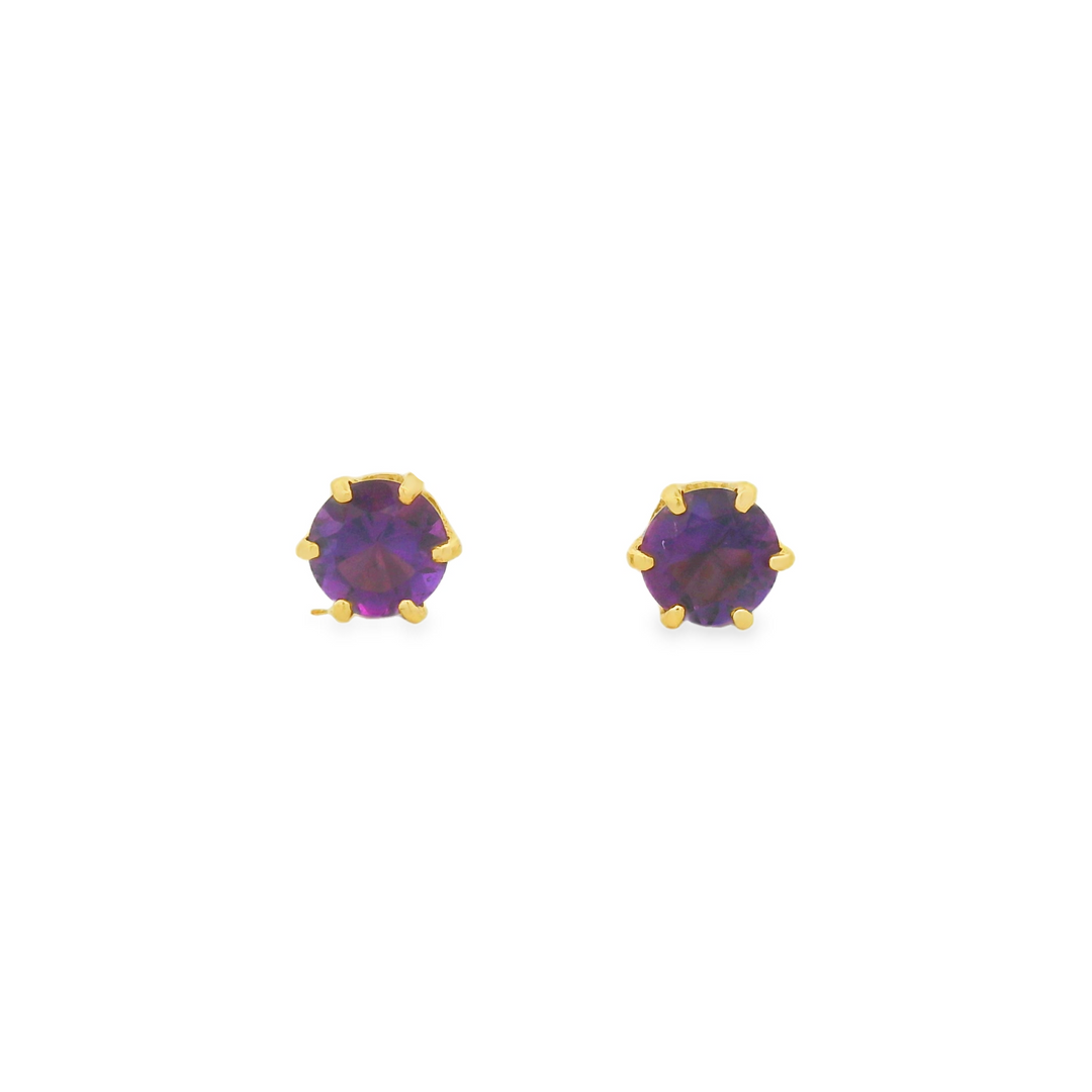 Estate Colored Stone Earrings