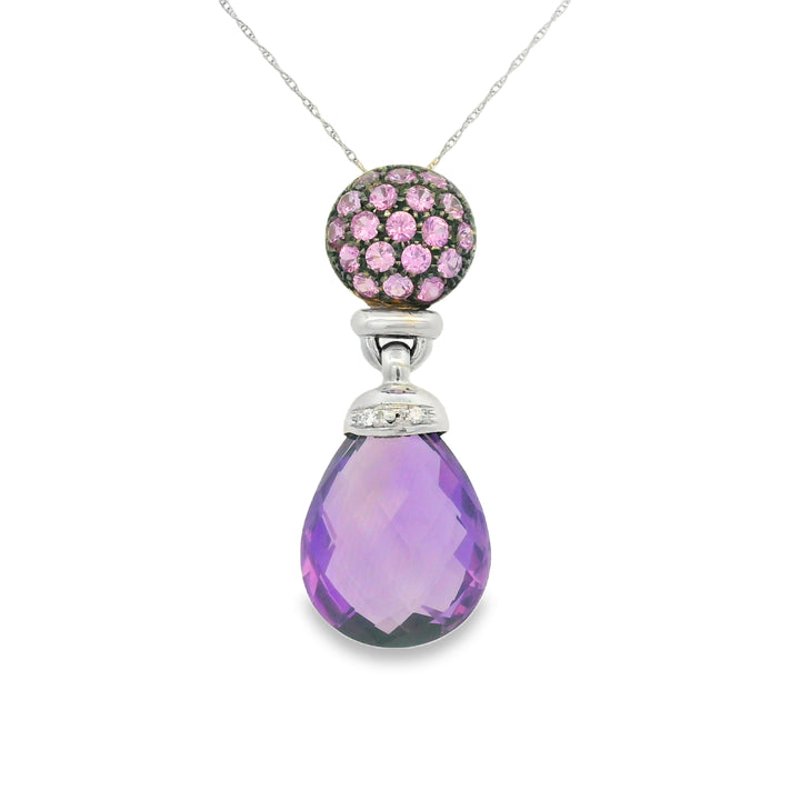 Estate Colored Stone Necklace
