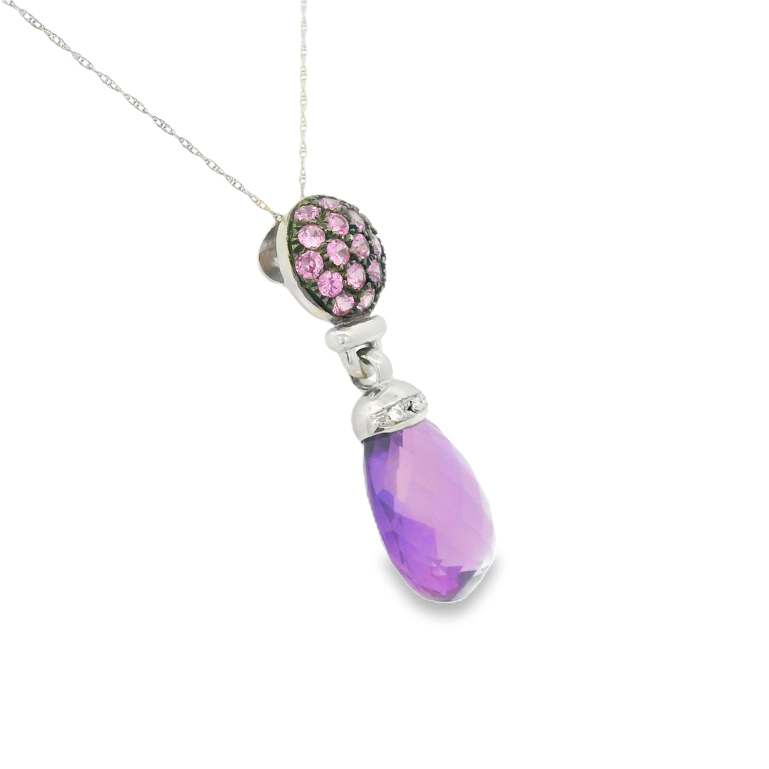 Estate Colored Stone Necklace