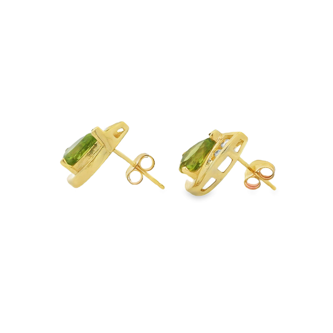 Estate Colored Stone Earrings