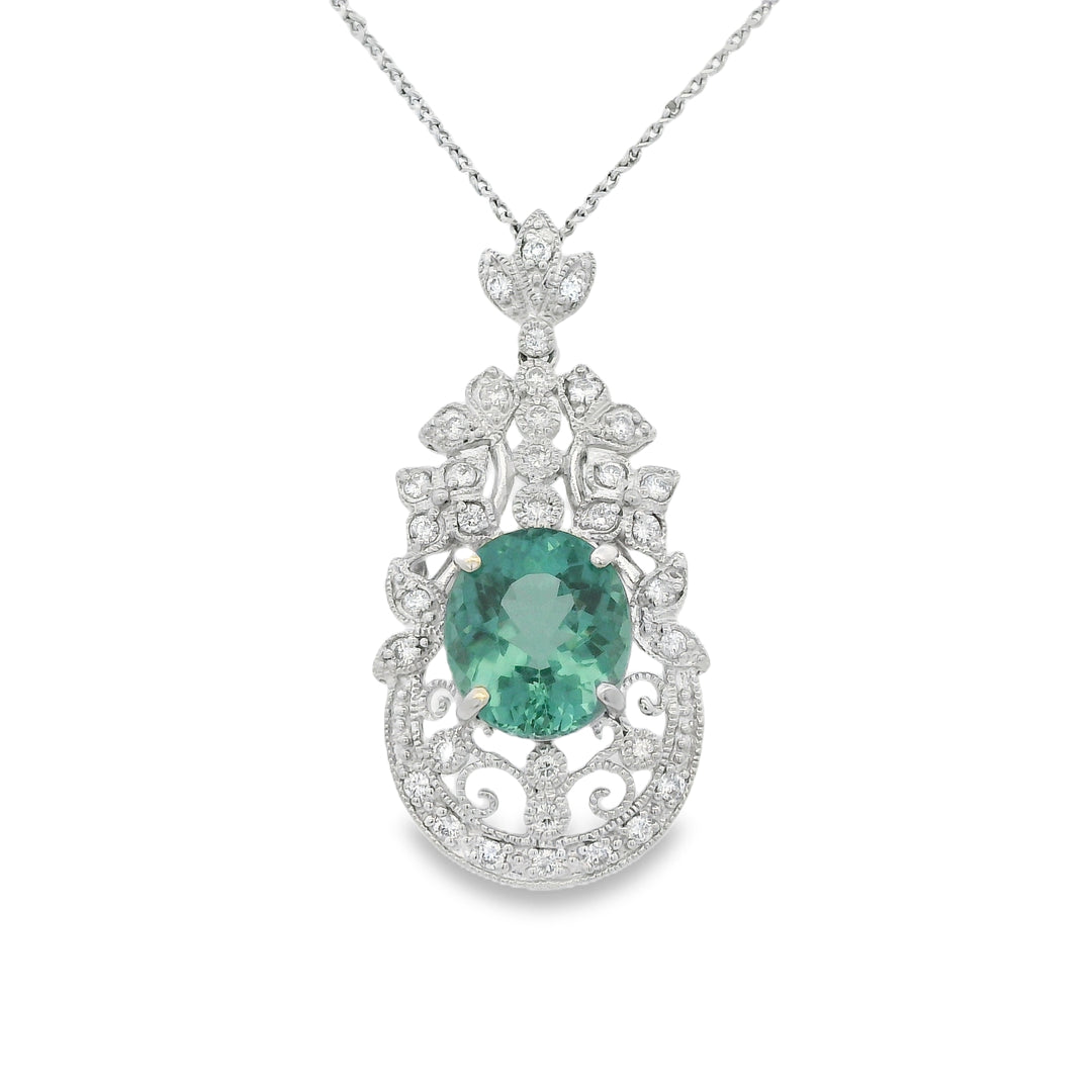 Estate Colored Stone Necklace
