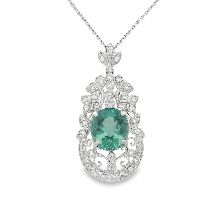 Estate Colored Stone Necklace
