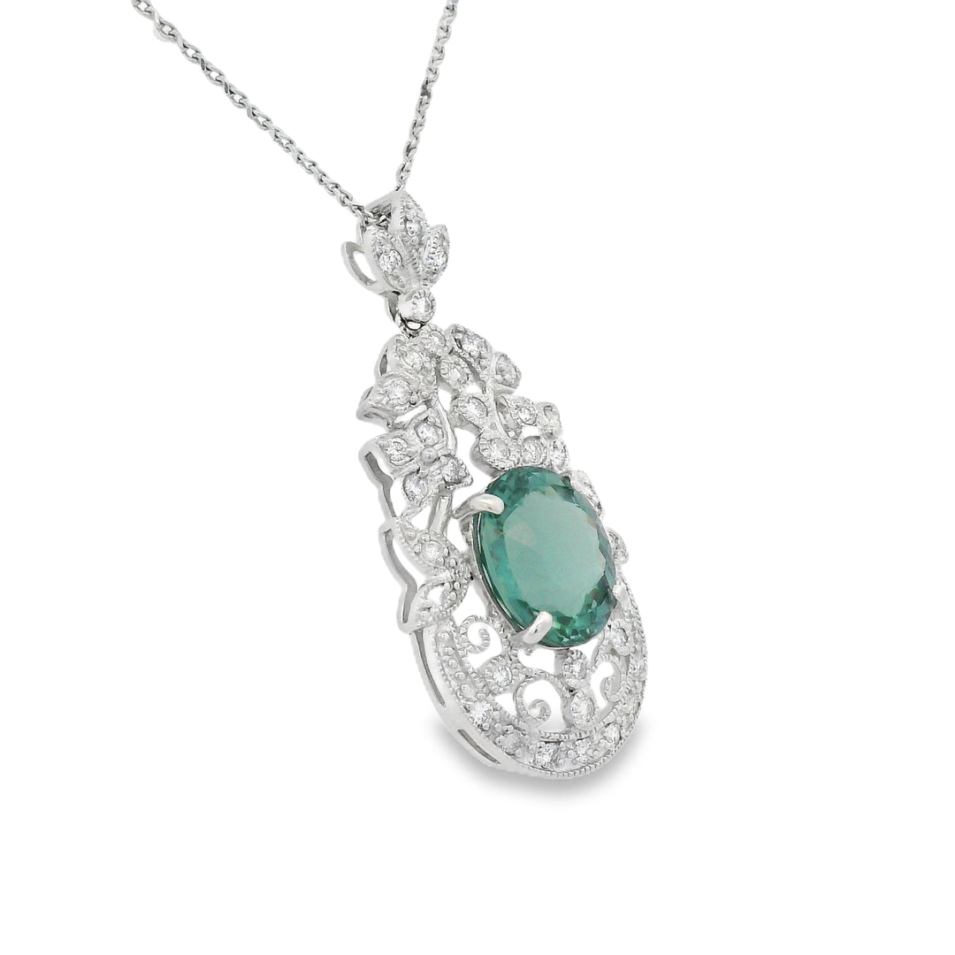 Estate Colored Stone Necklace