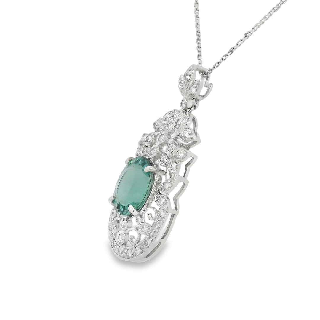 Estate Colored Stone Necklace