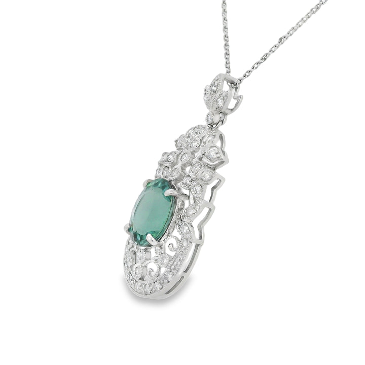 Estate Colored Stone Necklace