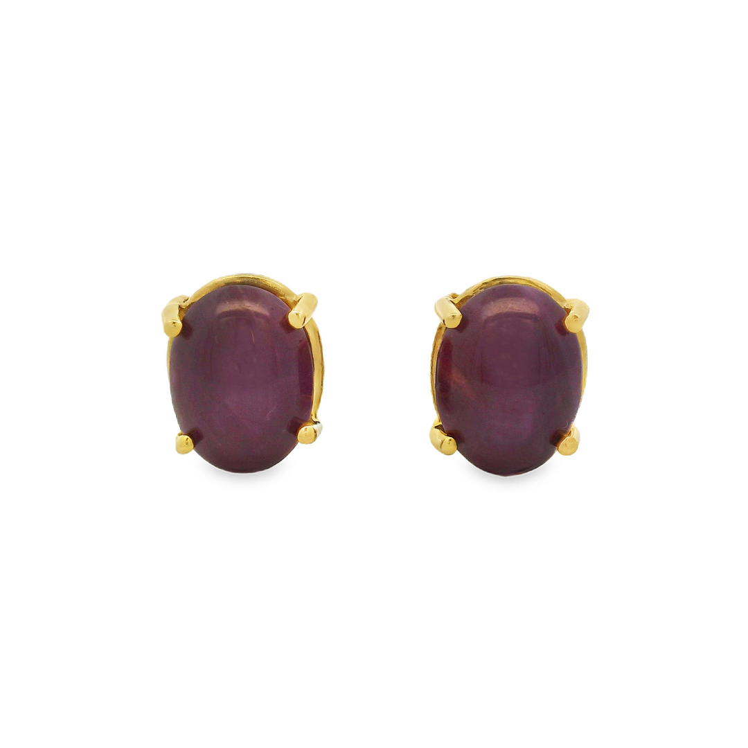 Estate Colored Stone Earrings