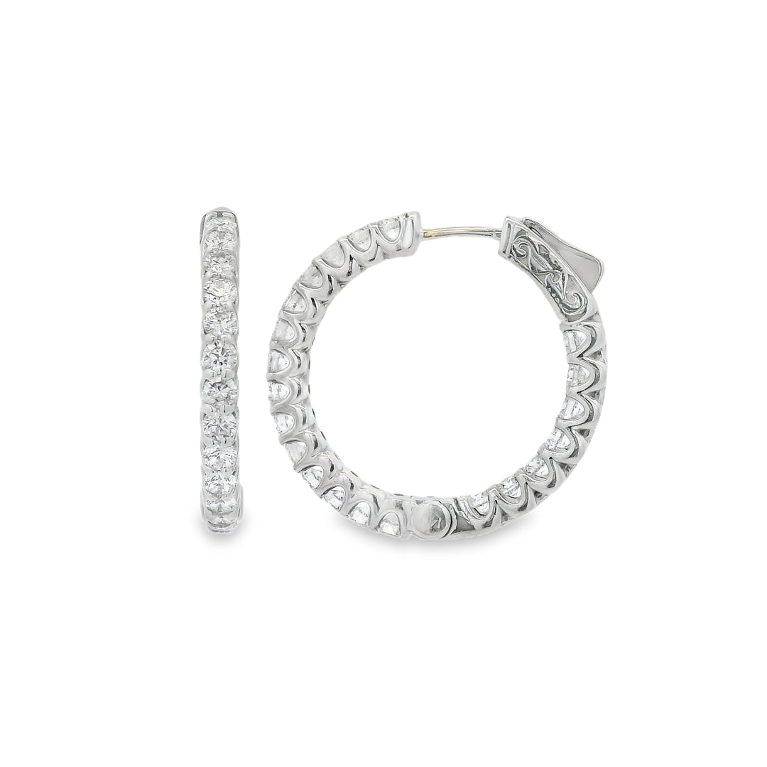 Estate Diamond Earrings