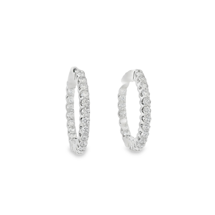 Estate Diamond Earrings