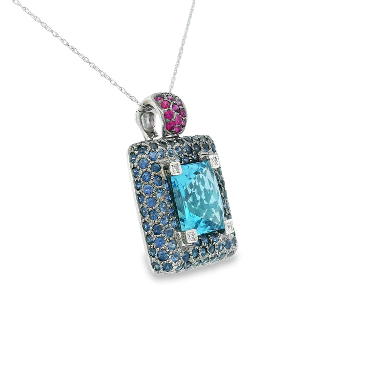 Estate Colored Stone Necklace