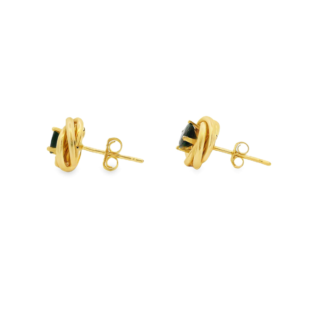 Estate Colored Stone Earrings