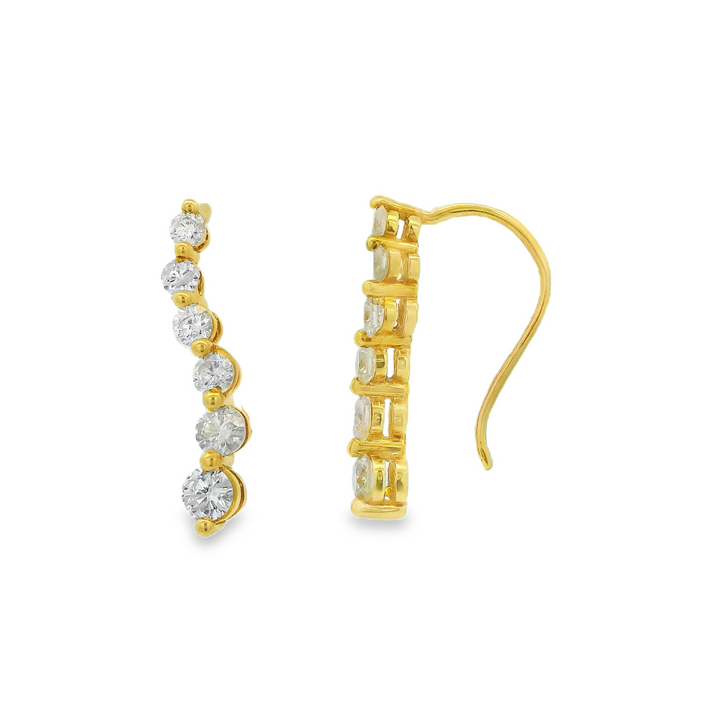 Estate Diamond Earrings
