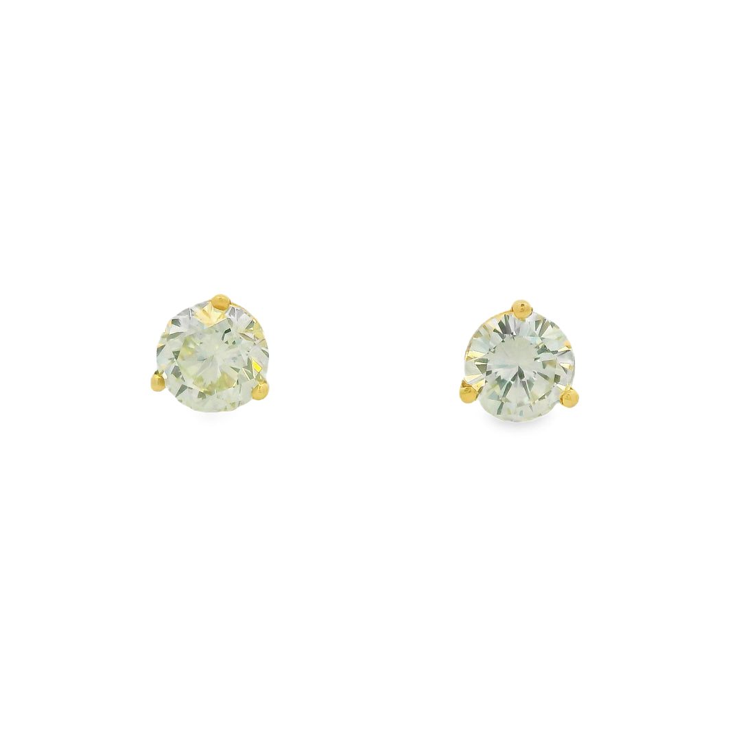 Estate Diamond Earrings