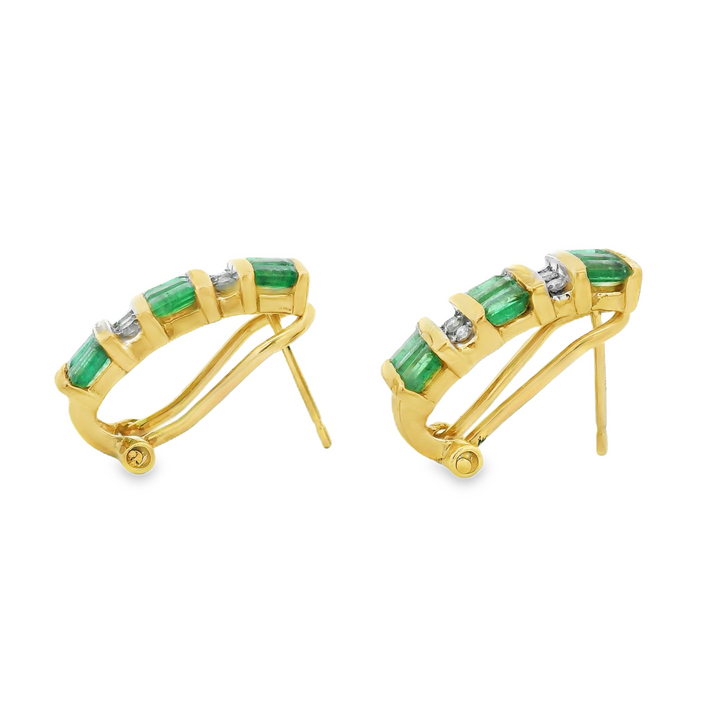 Estate Colored Stone Earrings