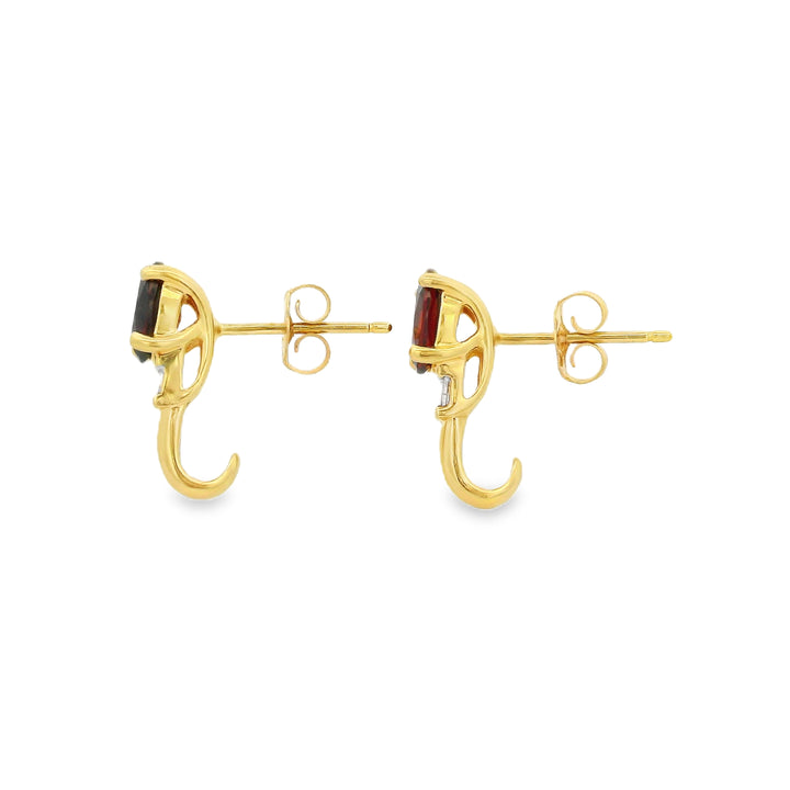 Estate Colored Stone Earrings