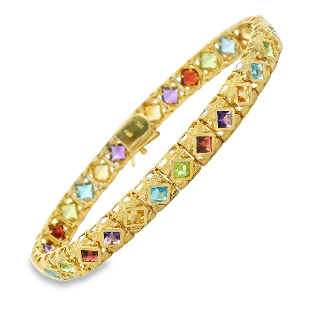Estate Colored Stone Bracelet