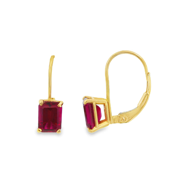 Estate Colored Stone Earrings