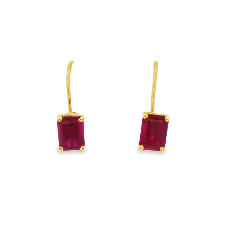 Estate Colored Stone Earrings