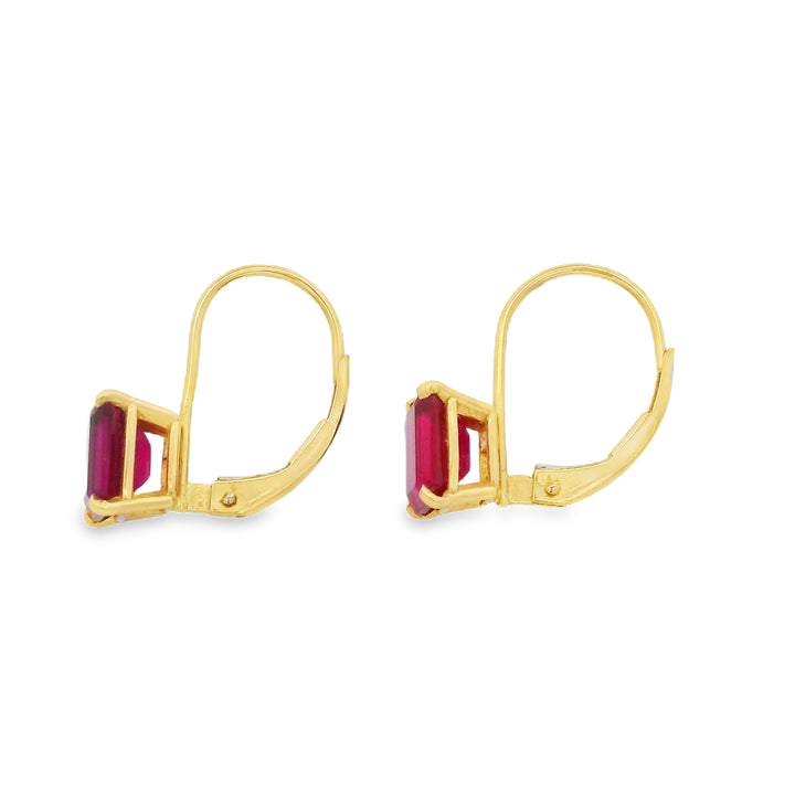 Estate Colored Stone Earrings