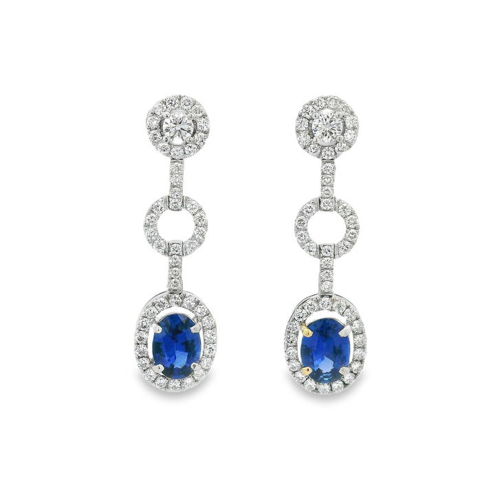 Estate Colored Stone Earrings
