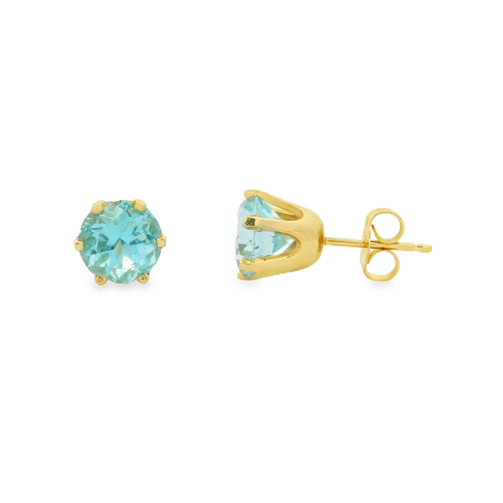 Estate Colored Stone Earrings