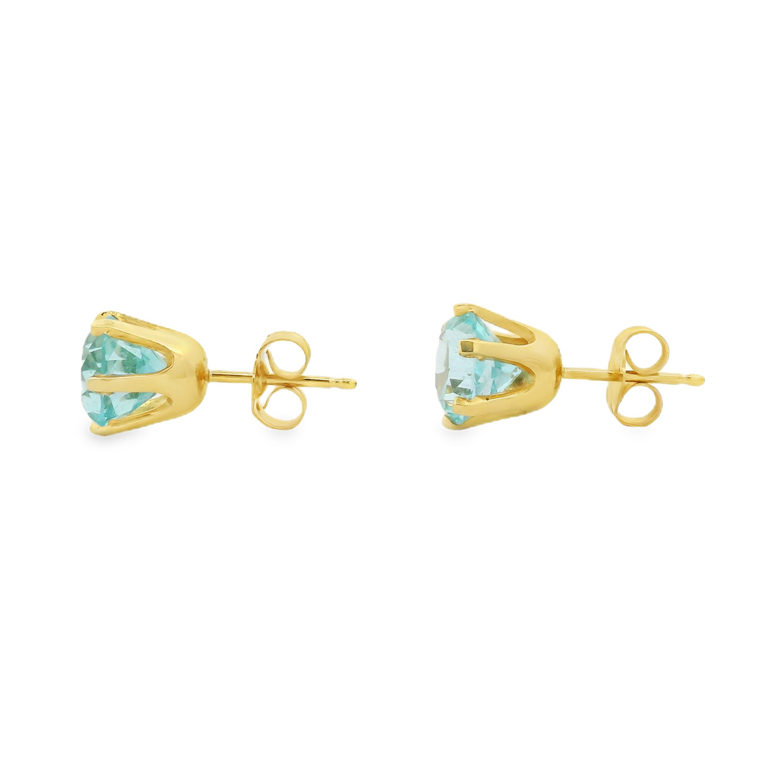 Estate Colored Stone Earrings