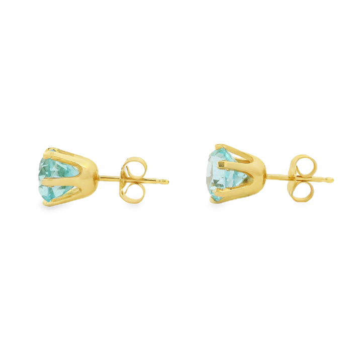 Estate Colored Stone Earrings