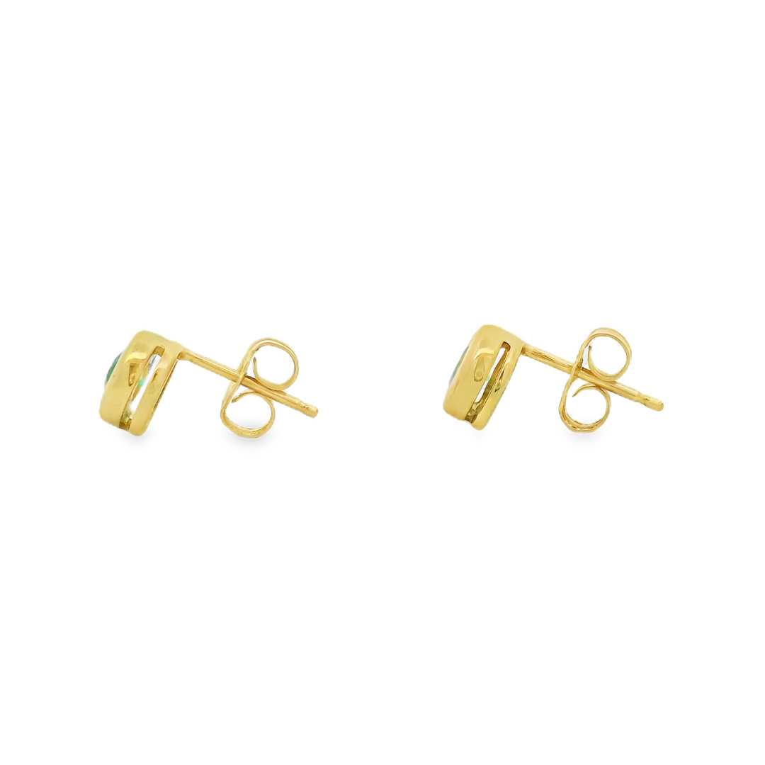 Estate Colored Stone Earrings