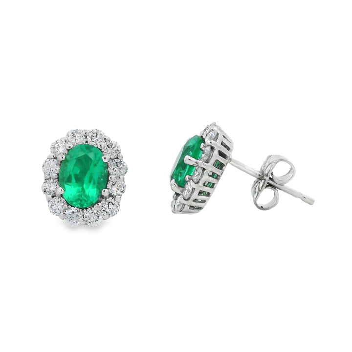 Estate Colored Stone Earrings