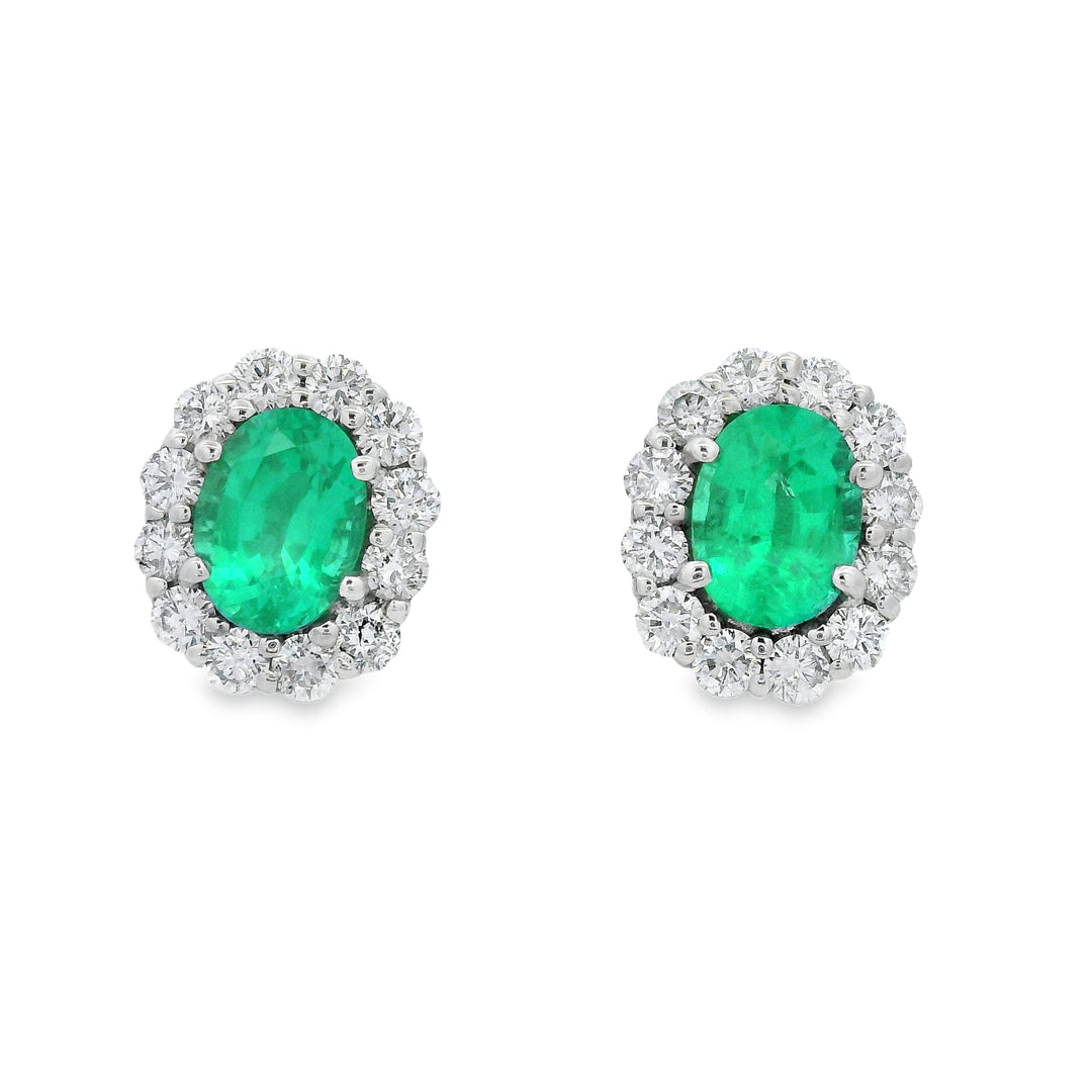 Estate Colored Stone Earrings