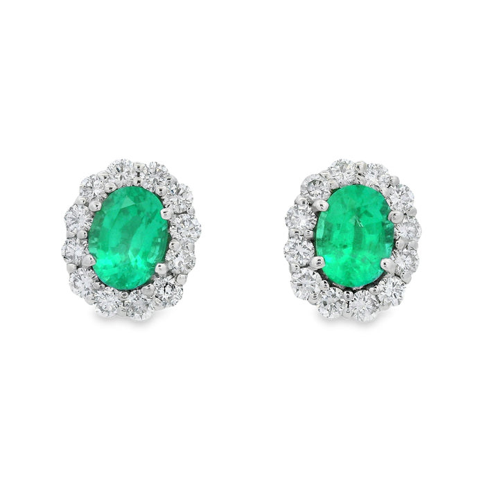 Estate Colored Stone Earrings