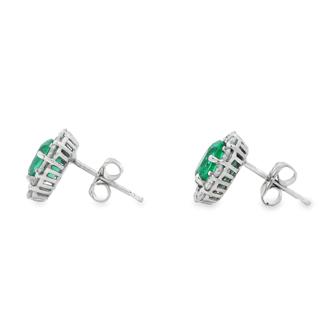 Estate Colored Stone Earrings