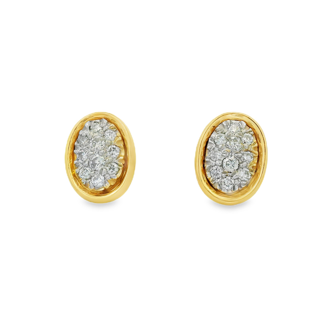 Estate Diamond Earrings