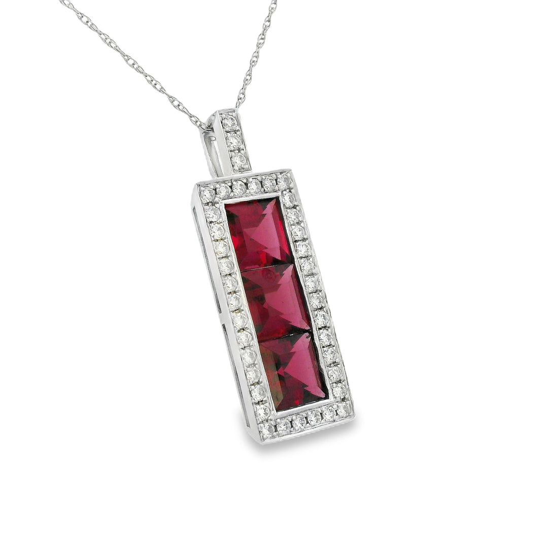 Estate Colored Stone Necklace