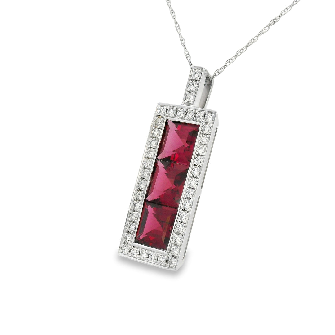 Estate Colored Stone Necklace