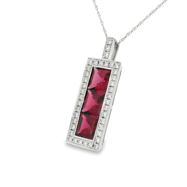 Estate Colored Stone Necklace