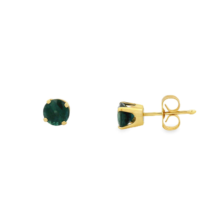 Estate Colored Stone Earrings