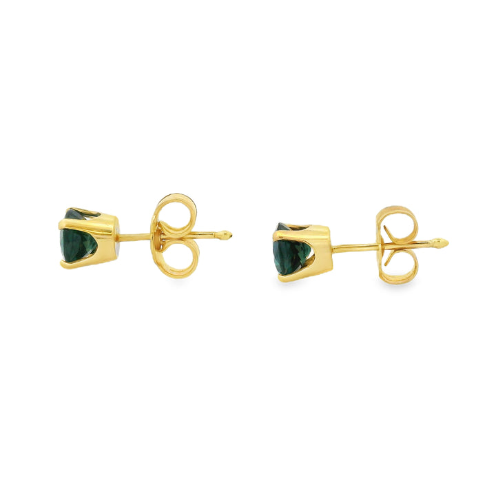 Estate Colored Stone Earrings