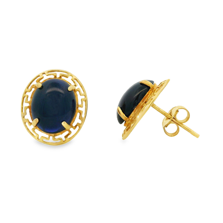 Estate Colored Stone Earrings