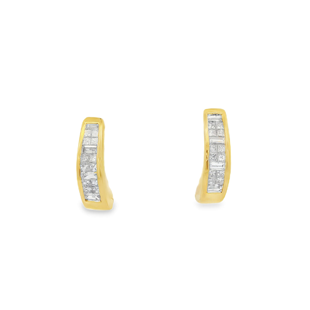 Estate Diamond Earrings