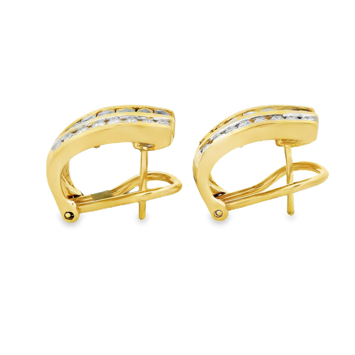 Estate Colored Stone Earrings
