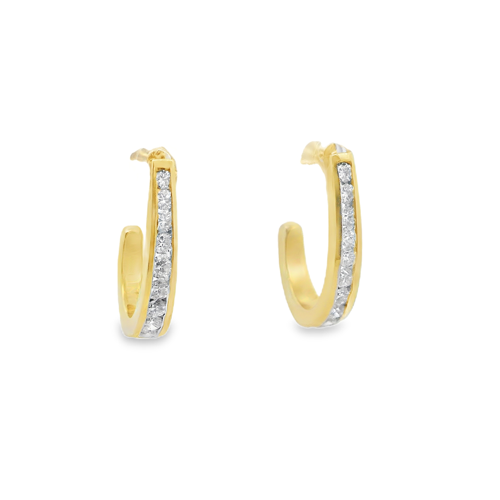 Estate Diamond Earrings