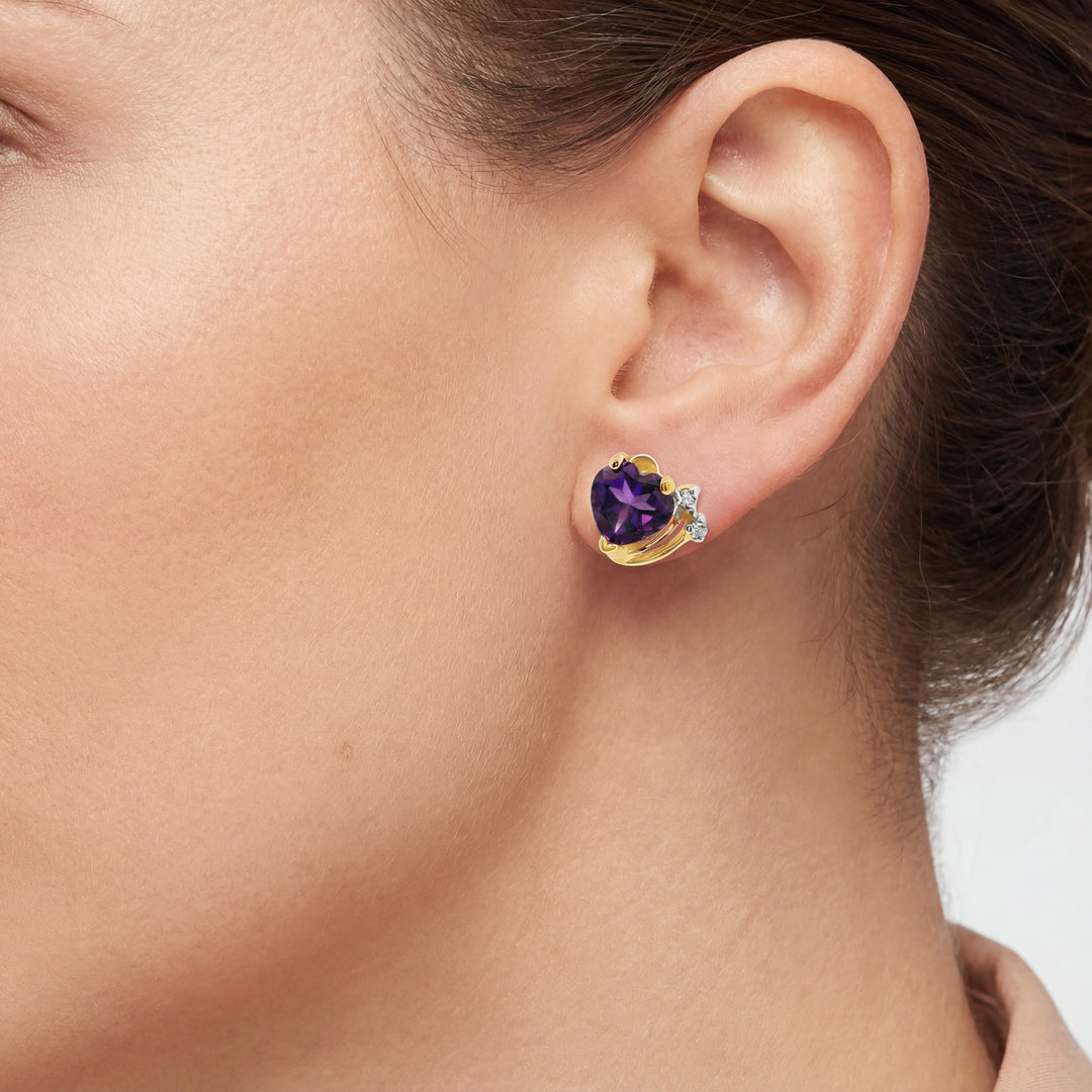 Estate Colored Stone Earrings