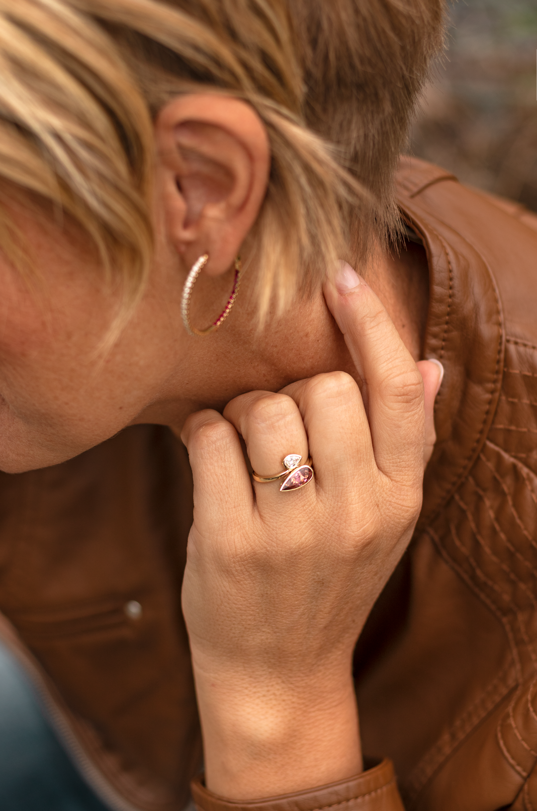 Colored Stone Ring