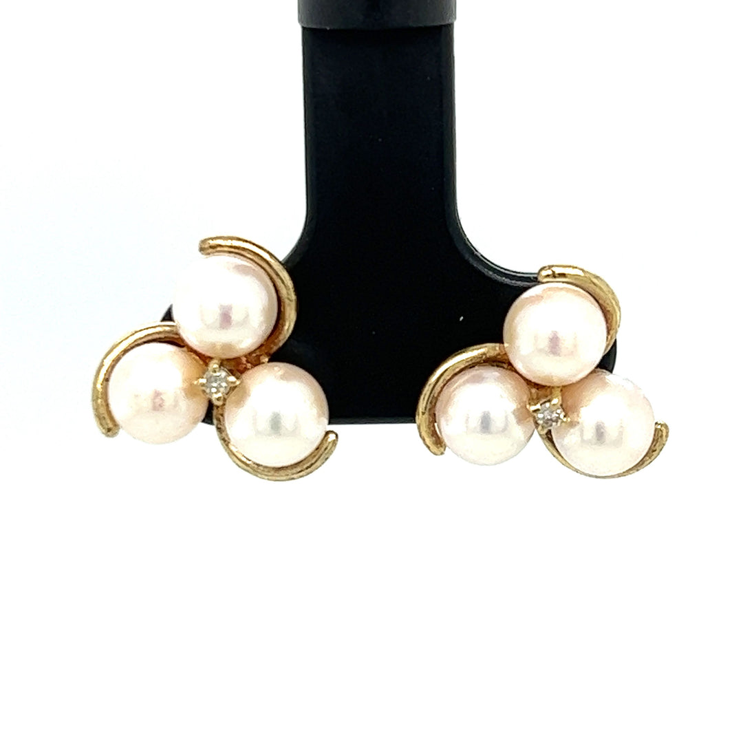 Estate Color Stone Earring