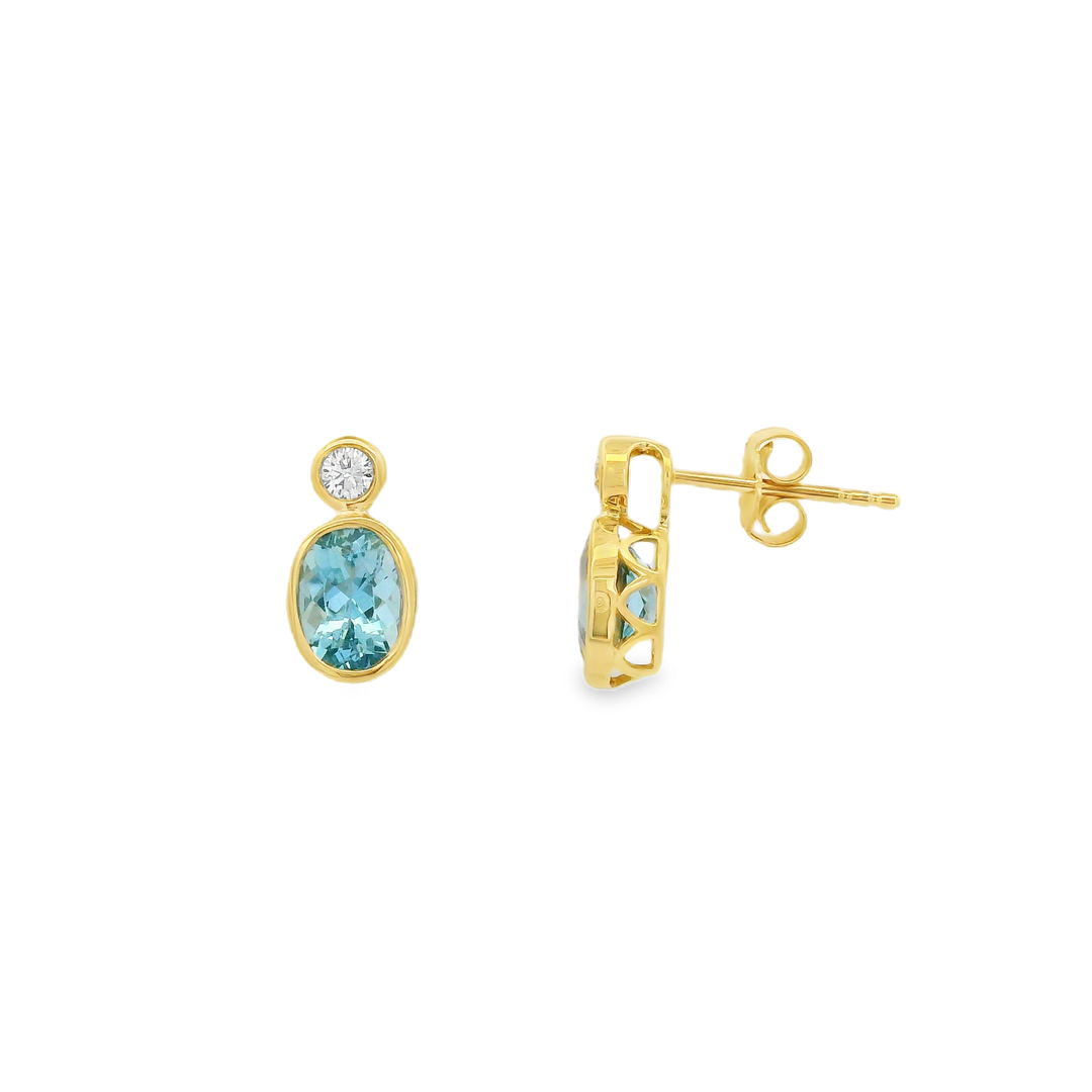 Colored Stone Earrings
