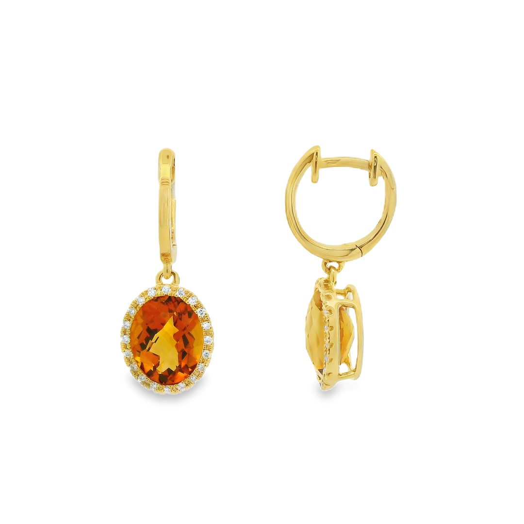 Colored Stone Earrings